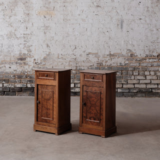 19th Century Louis Philippe Walnut Side Tables (Set of 2)
