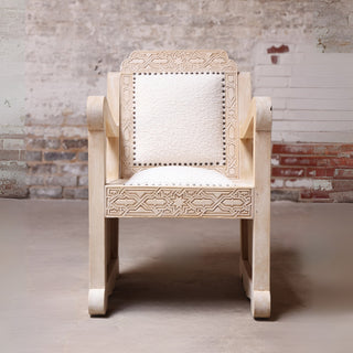 1920s French Moroccan Starburst Reclining Armchairs (Set of 2)
