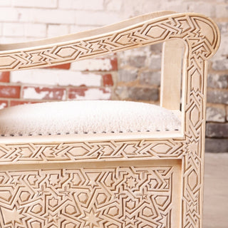 1920s French Moroccan Starburst Reclining Armchairs (Set of 2)
