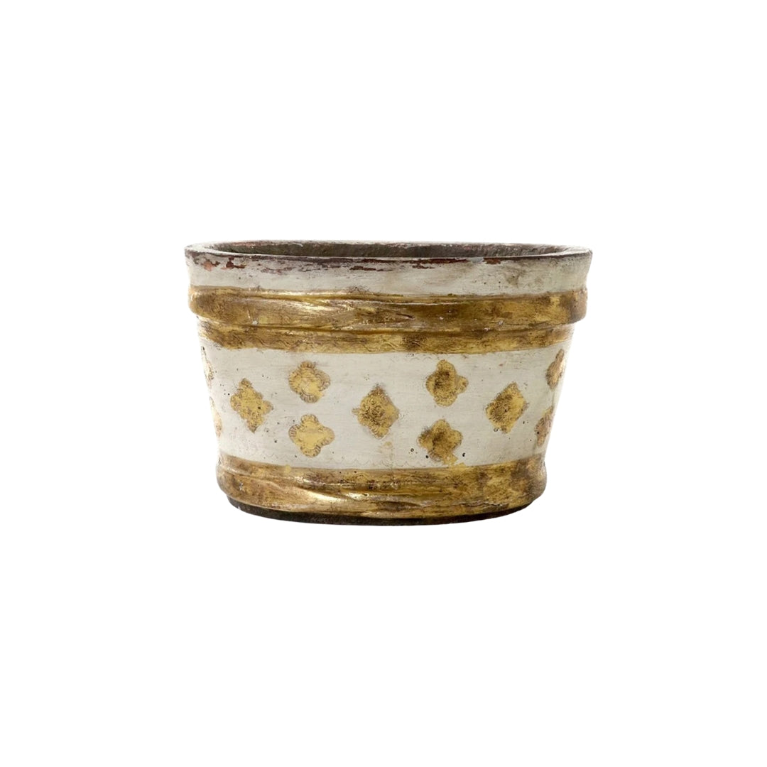 Ivory Florentine Planter