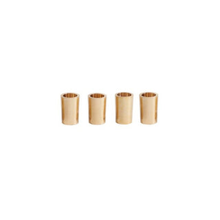 Gold Tune Candlesticks (Set of 4)
