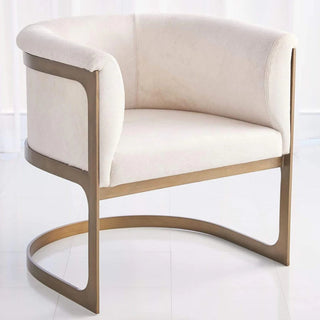 Regan Barrel Chair (Antique Brass)

