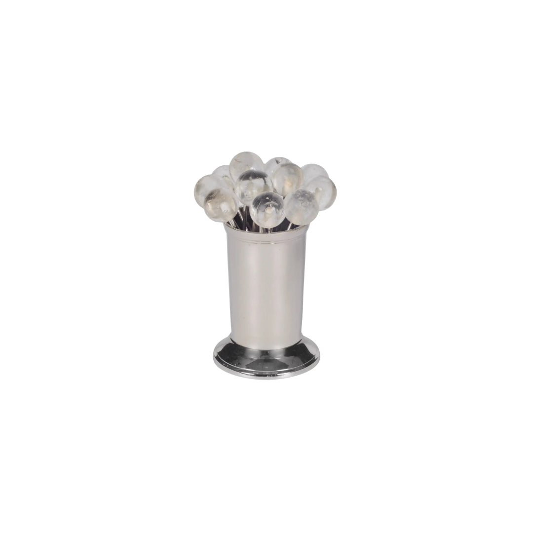 Clear Party Picks (Set of Twelve)