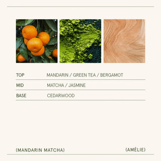 Amelie Mandarin Matcha Candle
