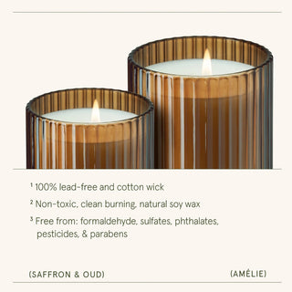 Amelie Saffron and Oud Candle
