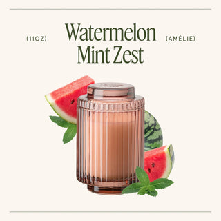 Amelie Watermelon Mint Zest Candle

