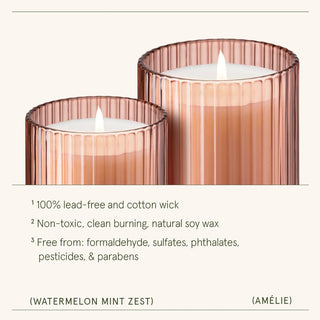 Amelie Watermelon Mint Zest Candle
