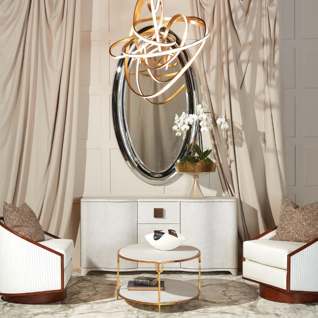 Toile Linen Credenza - Thumbnail 5