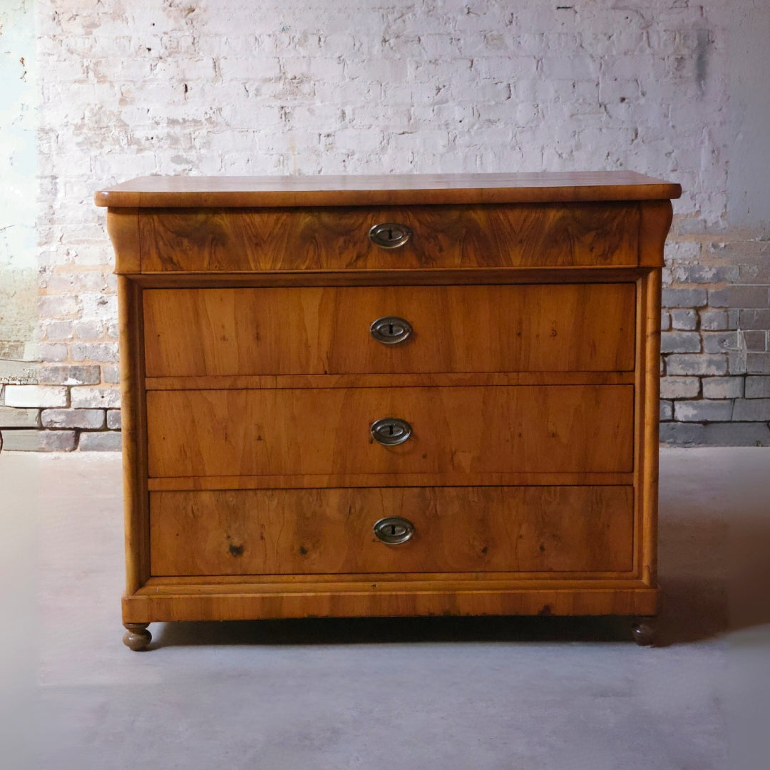 Walnut Biedermeier Chest