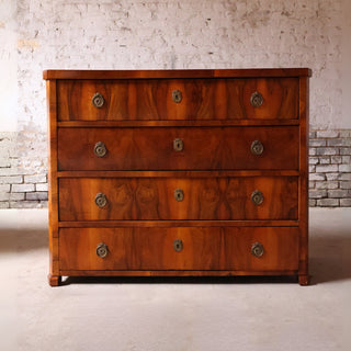 Elmwood Biedermeier Chest, Circa 1835
