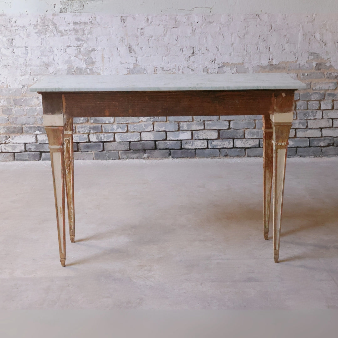 20th Century Italian Marble Top Console - Thumbnail 4
