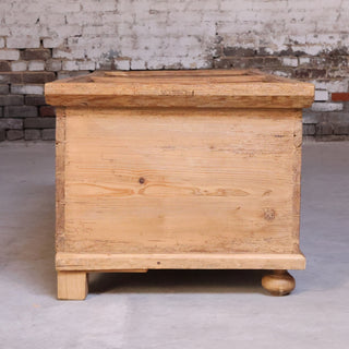 Baroque Dower Pine Trunk, Circa 1760
