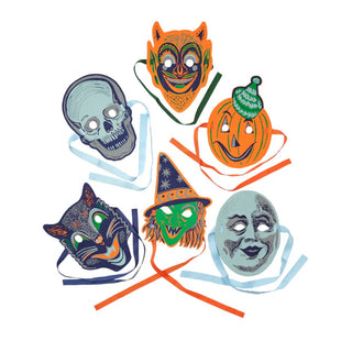 Halloween Masks (Set of 6)
