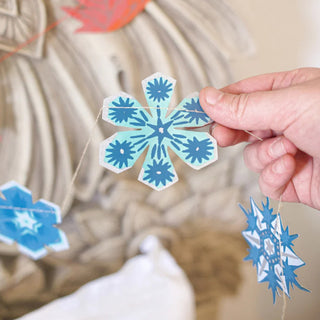 Snowflakes Sewn Garland
