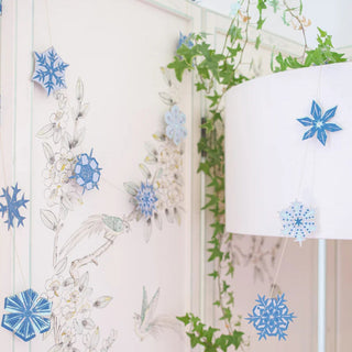 Snowflakes Sewn Garland
