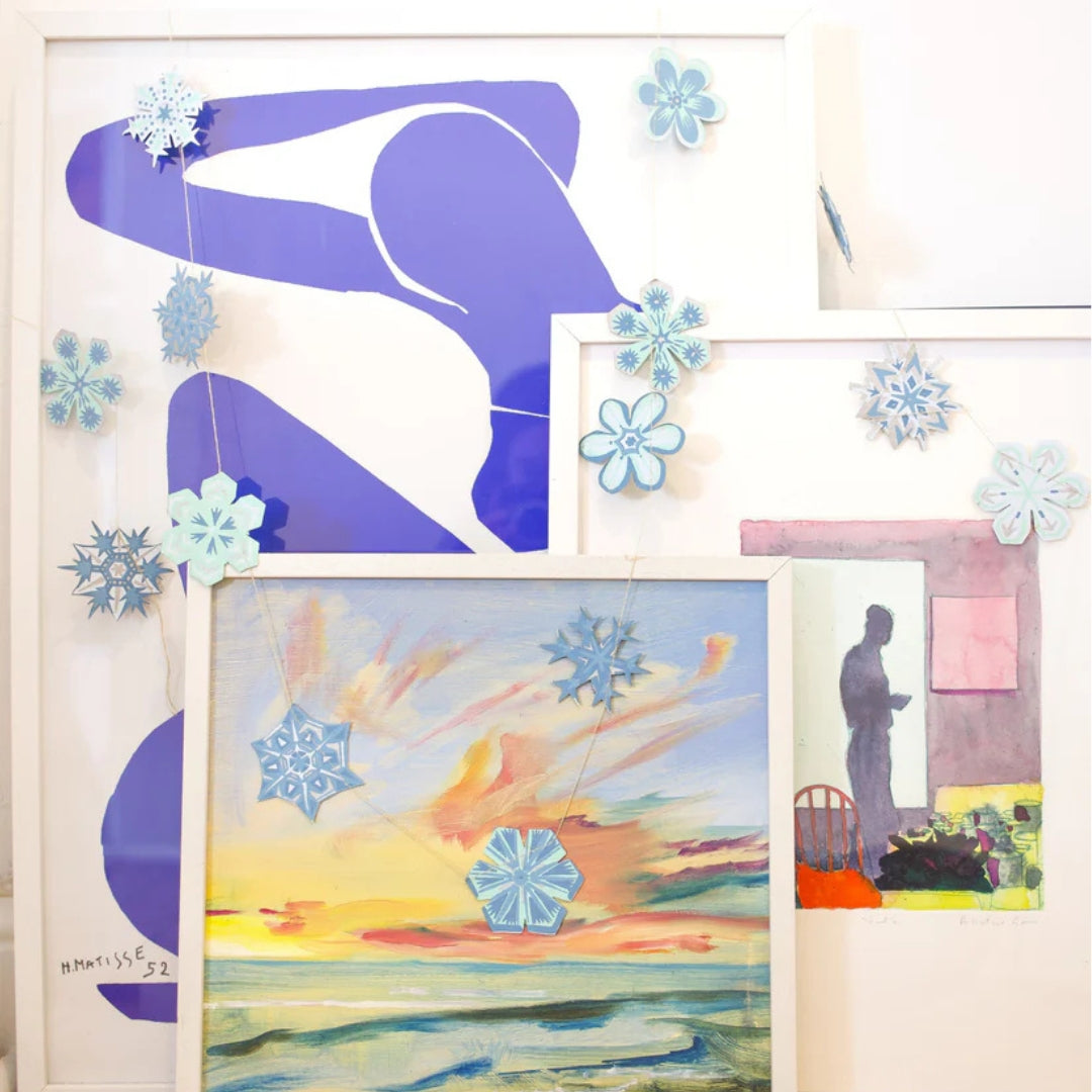 Snowflakes Sewn Garland - Thumbnail 4