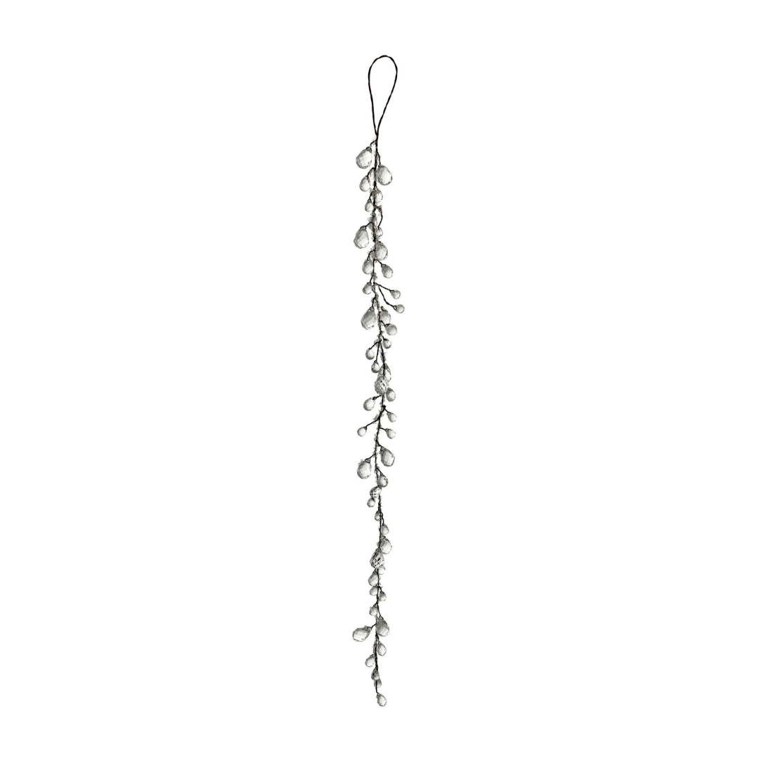 Frosted Beads Drop Ornament
