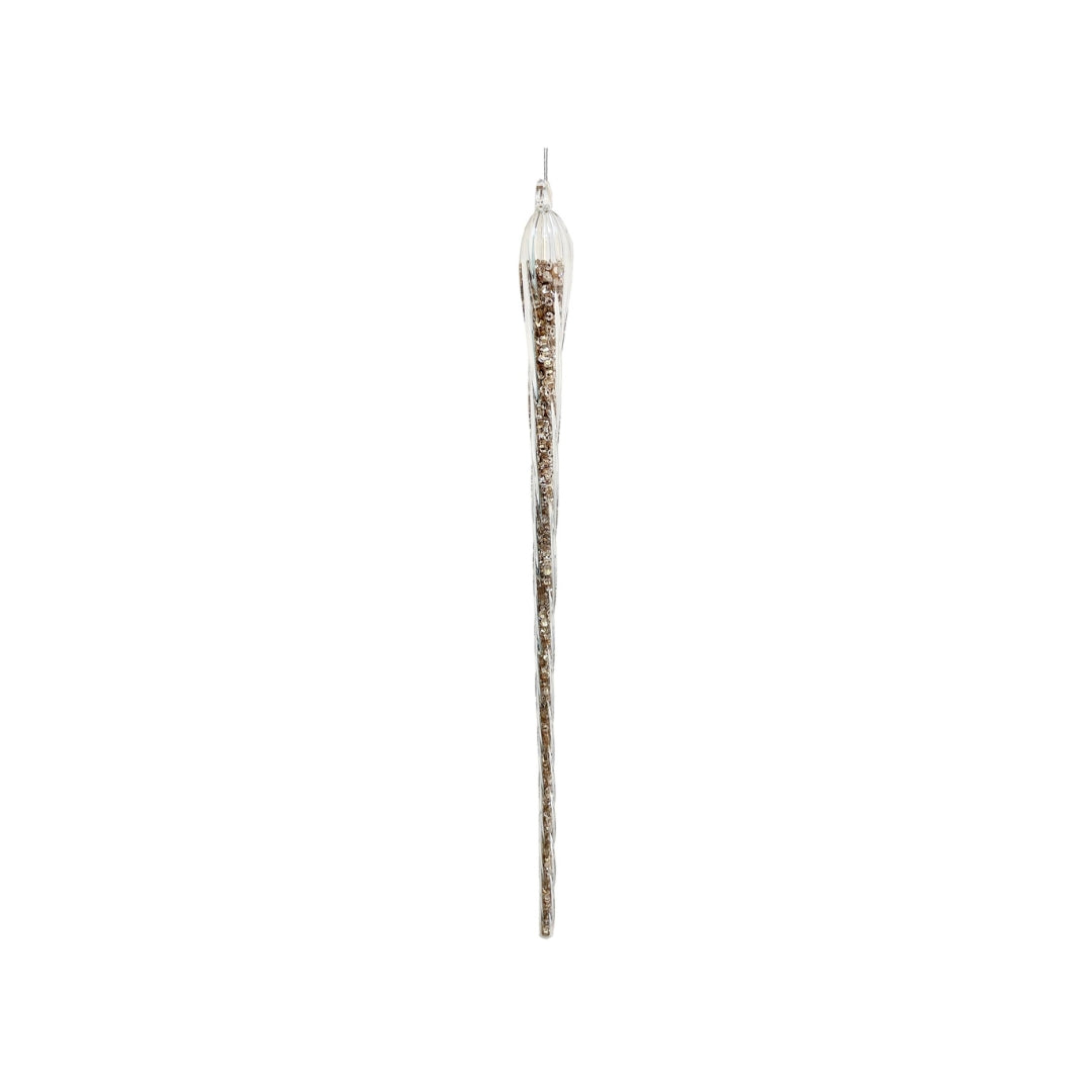 Copper Sequin Icicle Ornament