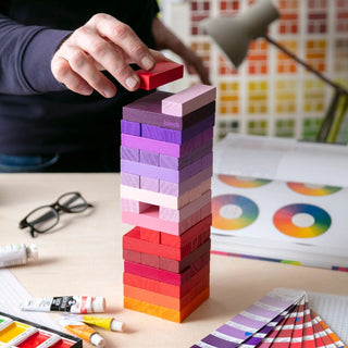 Gradient Jenga Tower
