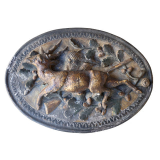 20th Century French Black Forest Styled Wall Medallions (Set of 2)
