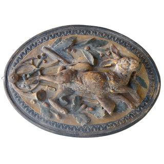 20th Century French Black Forest Styled Wall Medallions (Set of 2)
