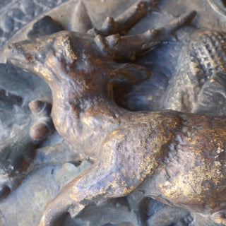 20th Century French Black Forest Styled Wall Medallions (Set of 2)
