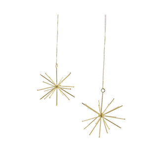 Gold Starburst Ornament
