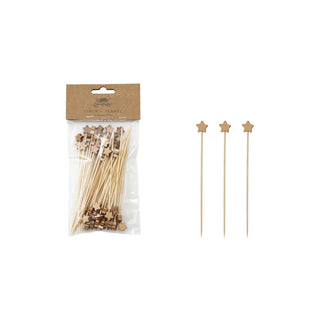 Star Bamboo Skewers (Set of 50)
