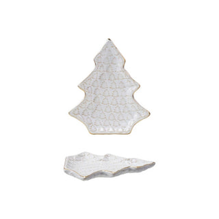 Ceramic Holiday Tree Side Plate

