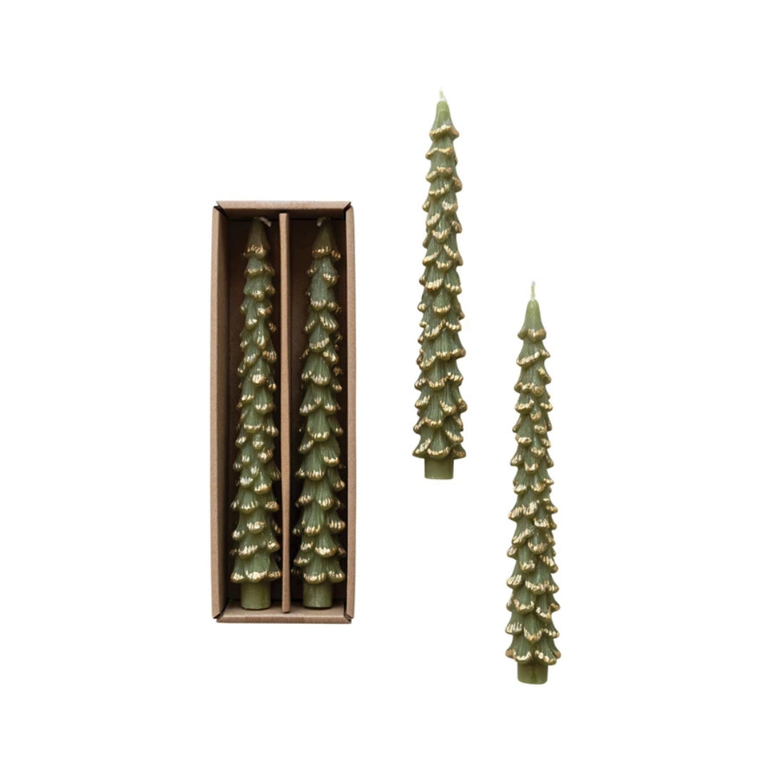 Holiday Tree Taper Candles