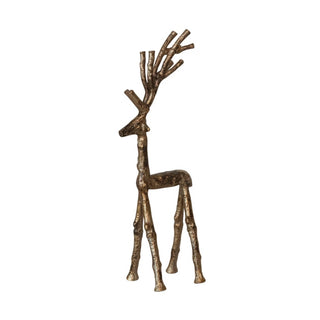 Antique Gold Twig Deer
