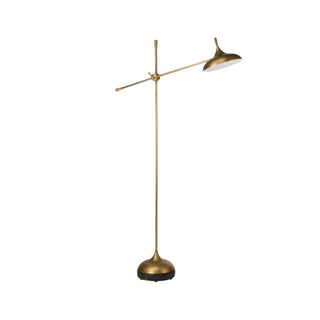 Kiss Adjustable Arm Floor Lamp   Michelangelo Marble
