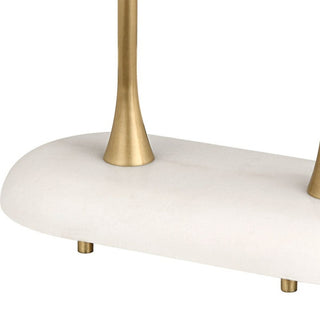 Papyrus Buffet Lamp   White Marble
