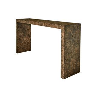 Ingrain Console Table   Cocoa Brown

