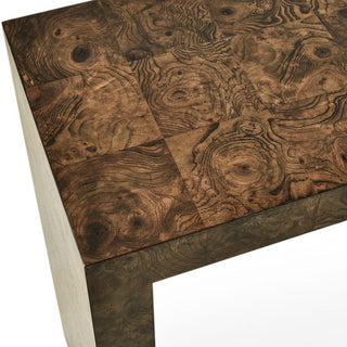 Ingrain Console Table   Cocoa Brown
