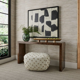 Ingrain Console Table   Cocoa Brown
