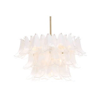 White Lotus 10 Light Pendant
