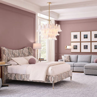 White Lotus 10 Light Pendant
