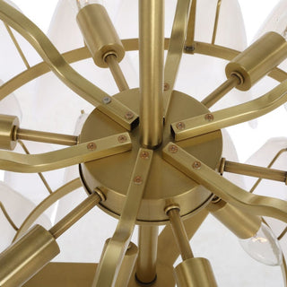 White Lotus 10 Light Pendant
