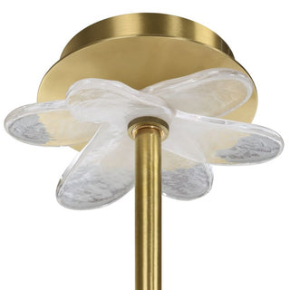 White Lotus 10 Light Pendant
