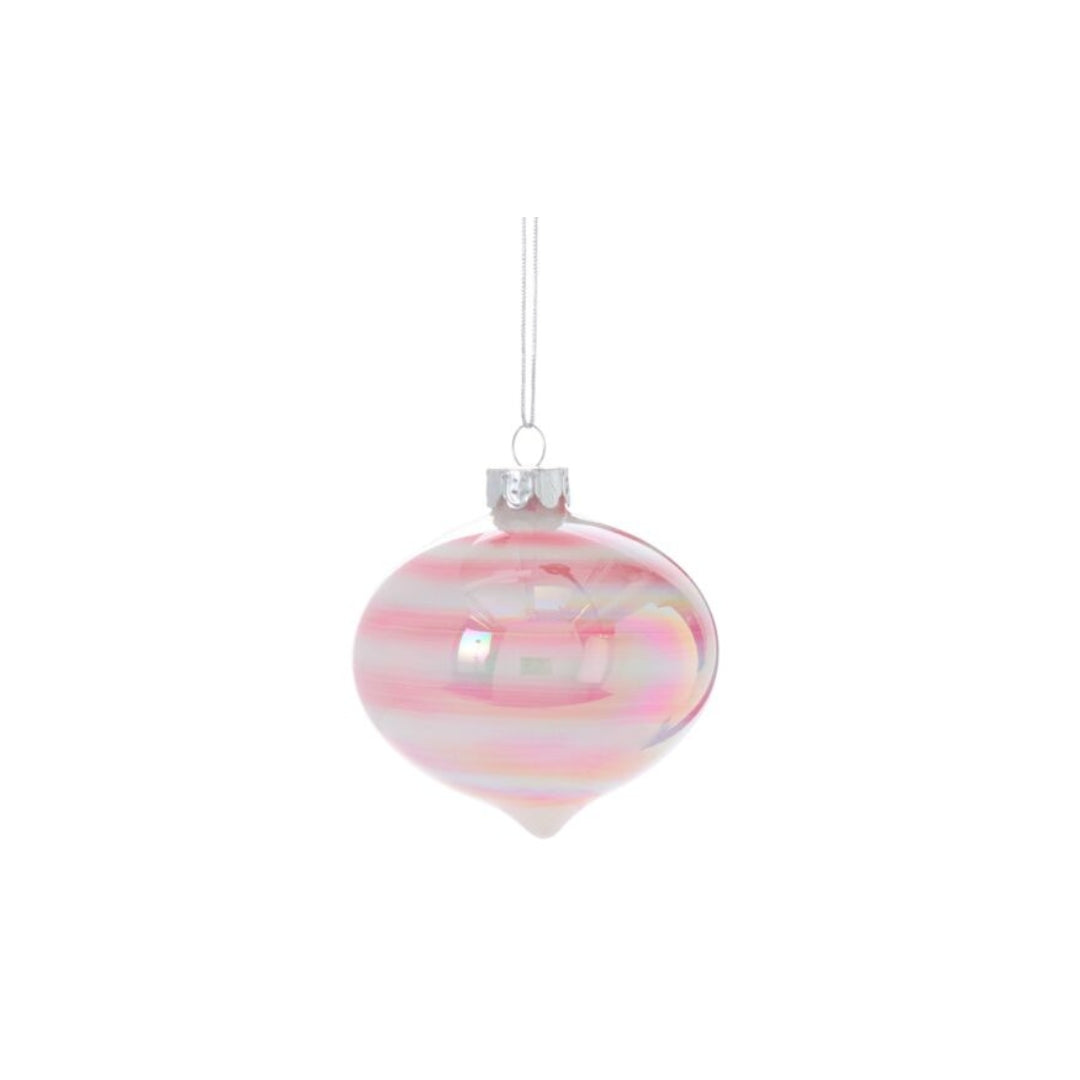 Short Candy Swirl Ornament