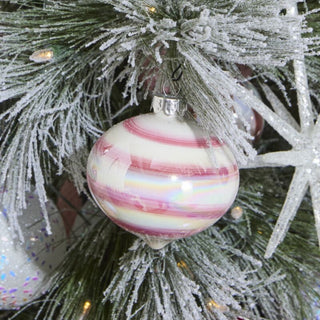 Short Candy Swirl Ornament

