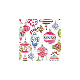 Merry Vintage Ornaments Cocktail Napkins
