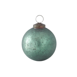 4" Teal Green Mercury Ornament
