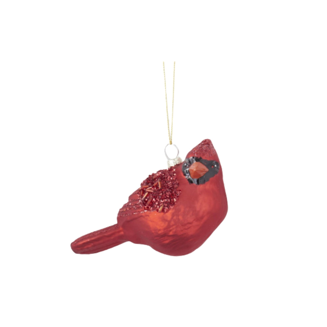 Red Glitter and Beaded Cardinal