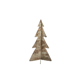 Textured Gold Burnt Metal Tree
