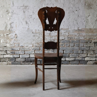 Vintage Carved Back Chairs (Set of 2)
