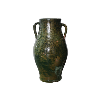 Vintage Green Urn
