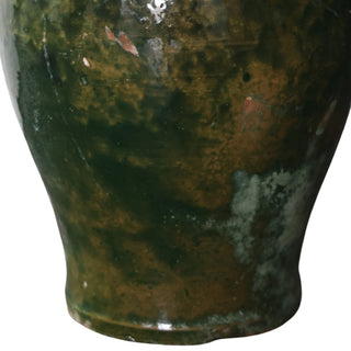 Vintage Green Urn
