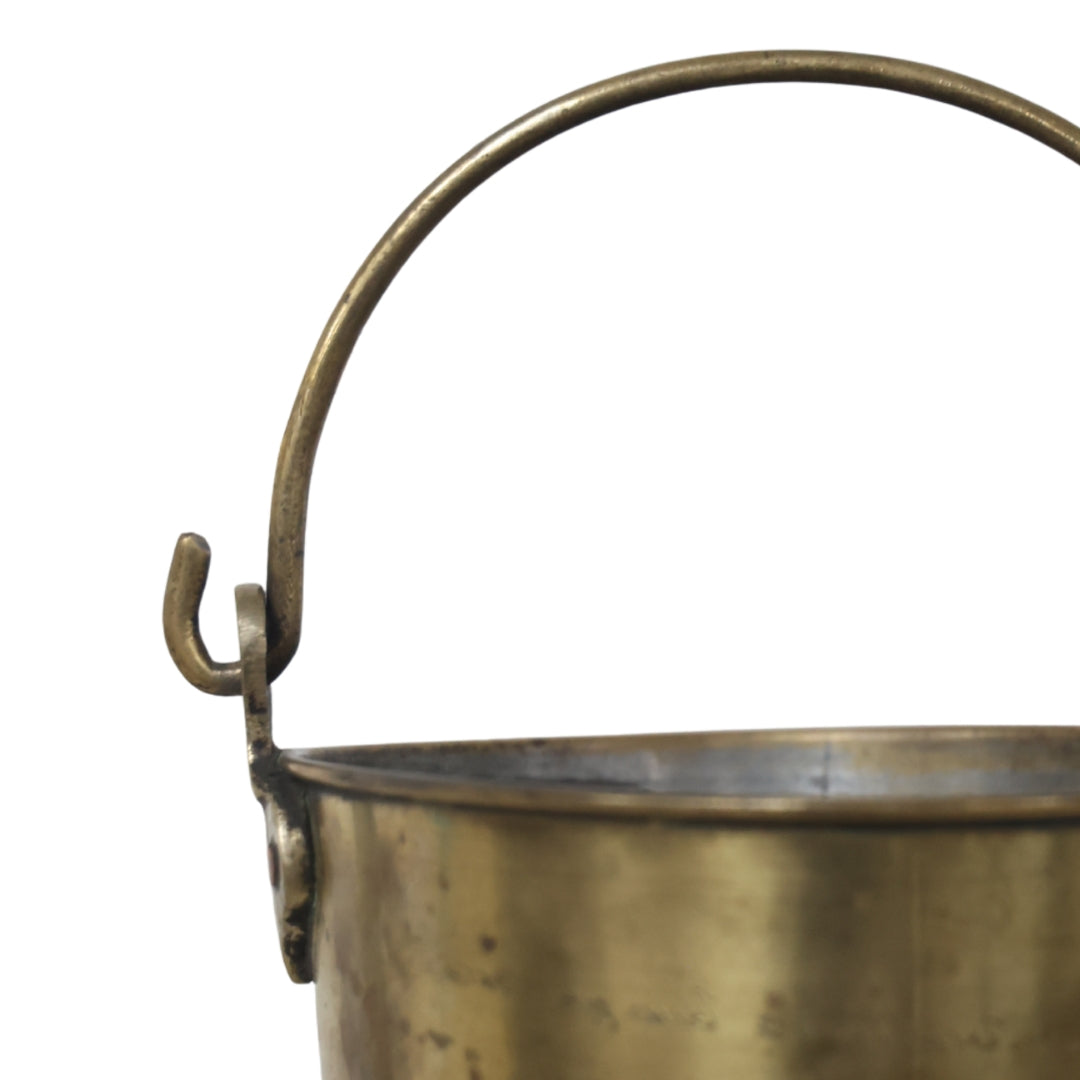 Vintage Brass Bucket (Small) - Thumbnail 2